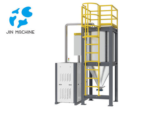 Secador vertical do ar quente do consumo 650kg/h da baixa potência para o plástico