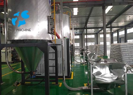 Equipamento de secagem plástico de alarmes audíveis de 74KW 2500kg/H